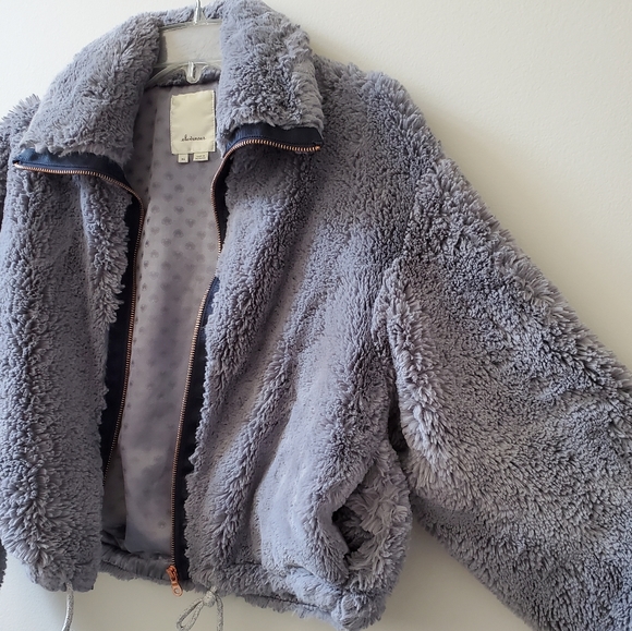 Anthropologie Elevenses Periwinkle Blue Jacket - Picture 4 of 6